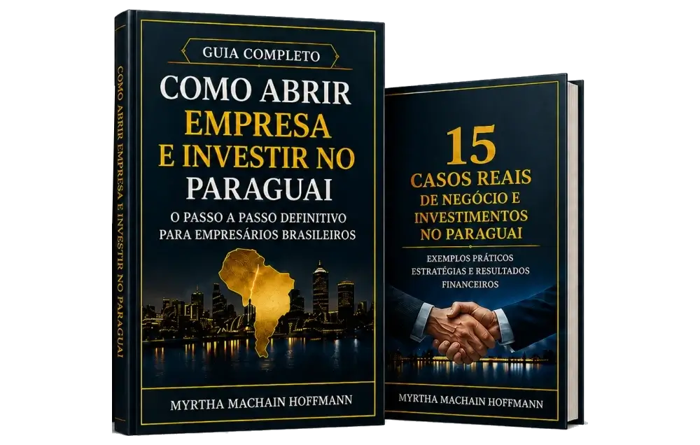 Livros publicados por Myrtha Machain sobre investimentos e negócios no Paraguai